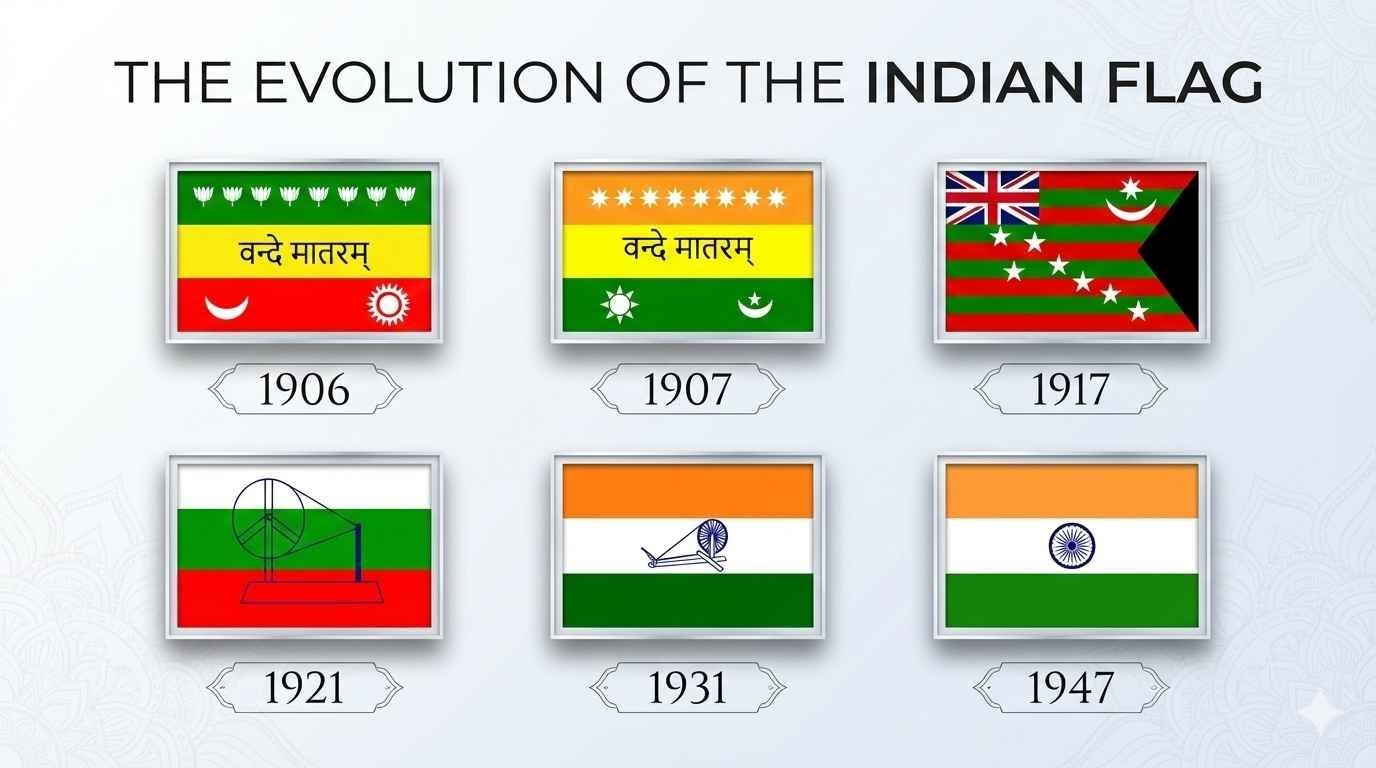 Evolution of Indian Flag